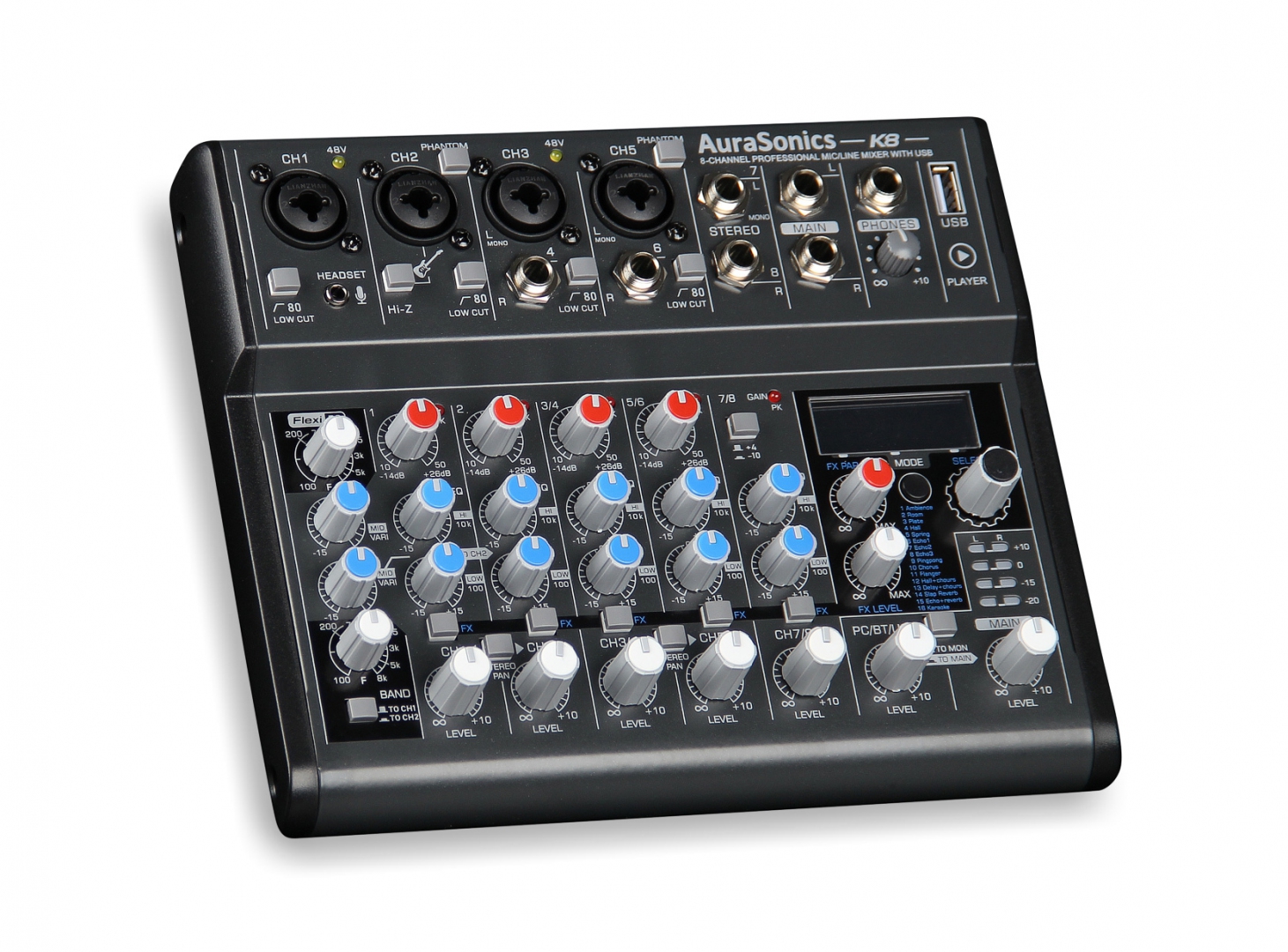 AuraSonics K8 компактный микшерный пульт в Ростовской области