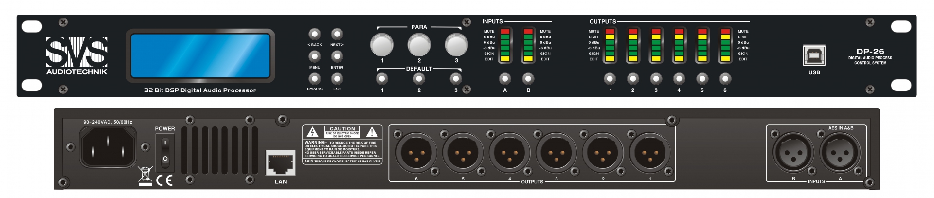 SVS Audiotechnik DP-26 Цифровой процессор: 2 входа 6 выходов в Ростовской области