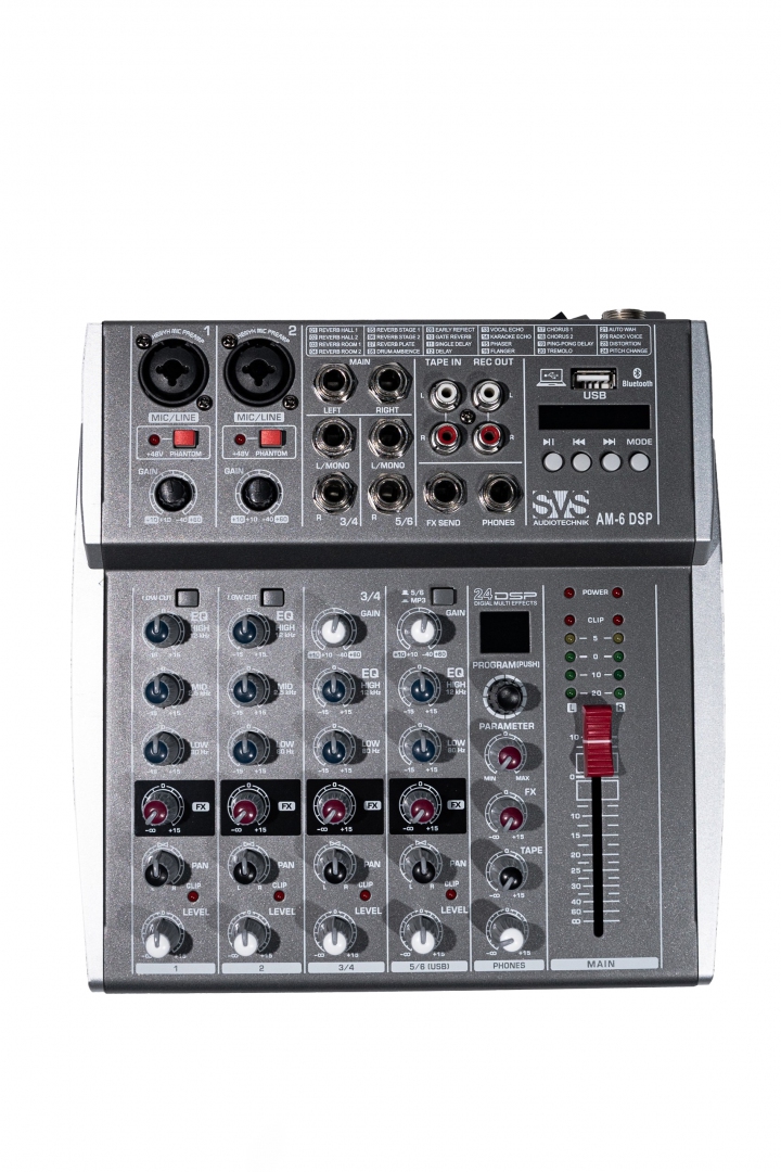 SVS Audiotechnik mixers AM-6 DSP Микшерный пульт аналоговый, 6-канальный SVS Audiotechnik mixers в Ростовской области