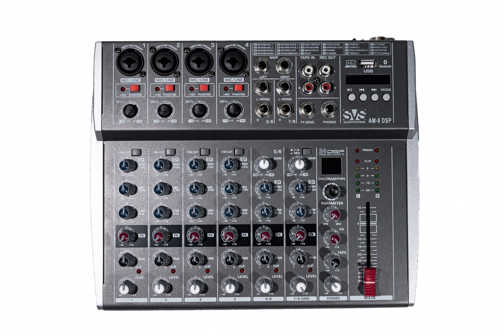 SVS Audiotechnik mixers AM-8 DSP Микшерный пульт аналоговый, 8-канальный в Ростовской области